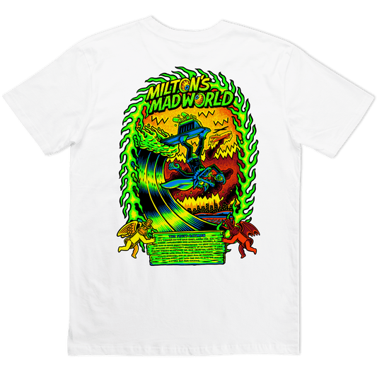 The Fruit-Bat Tee White T-Shirts Milton Mango