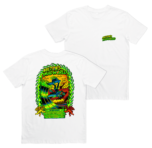 The Fruit-Bat Tee White T-Shirts Milton Mango