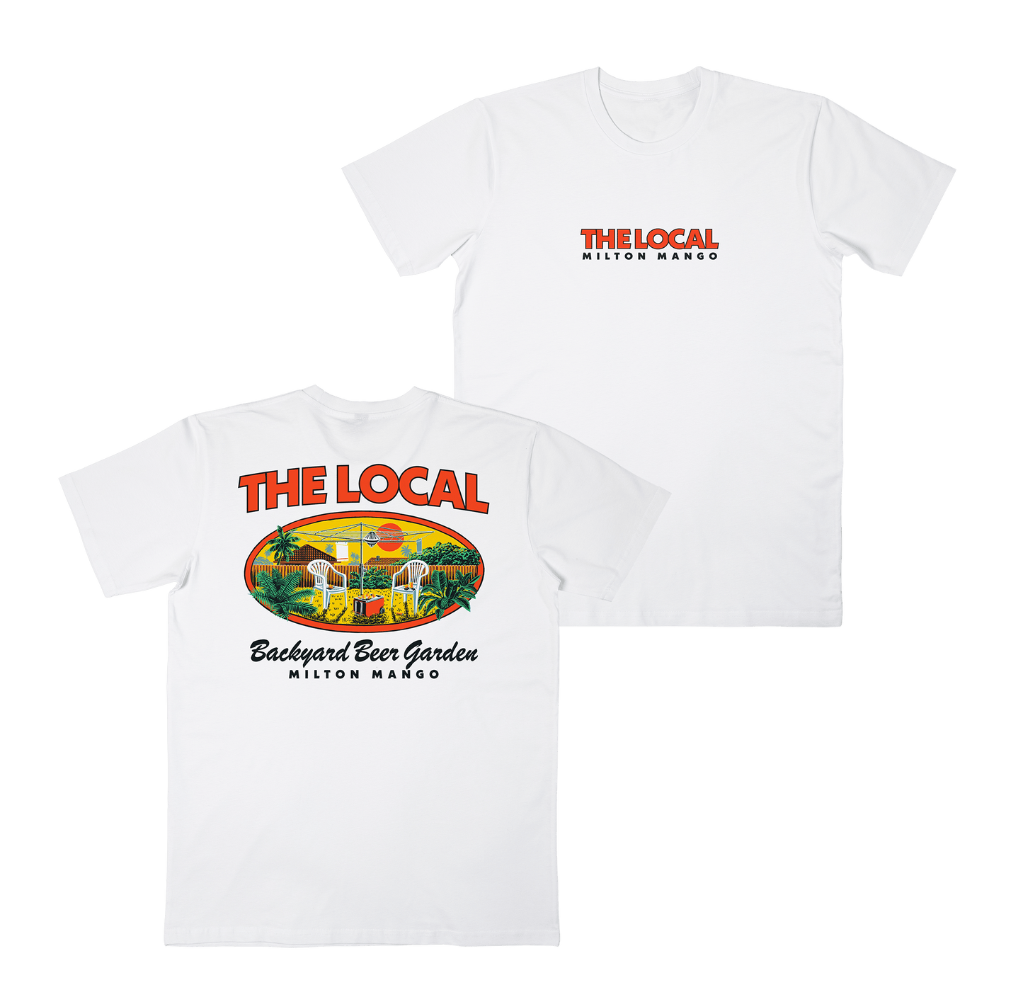 The Local Tee White T-Shirts Milton Mango