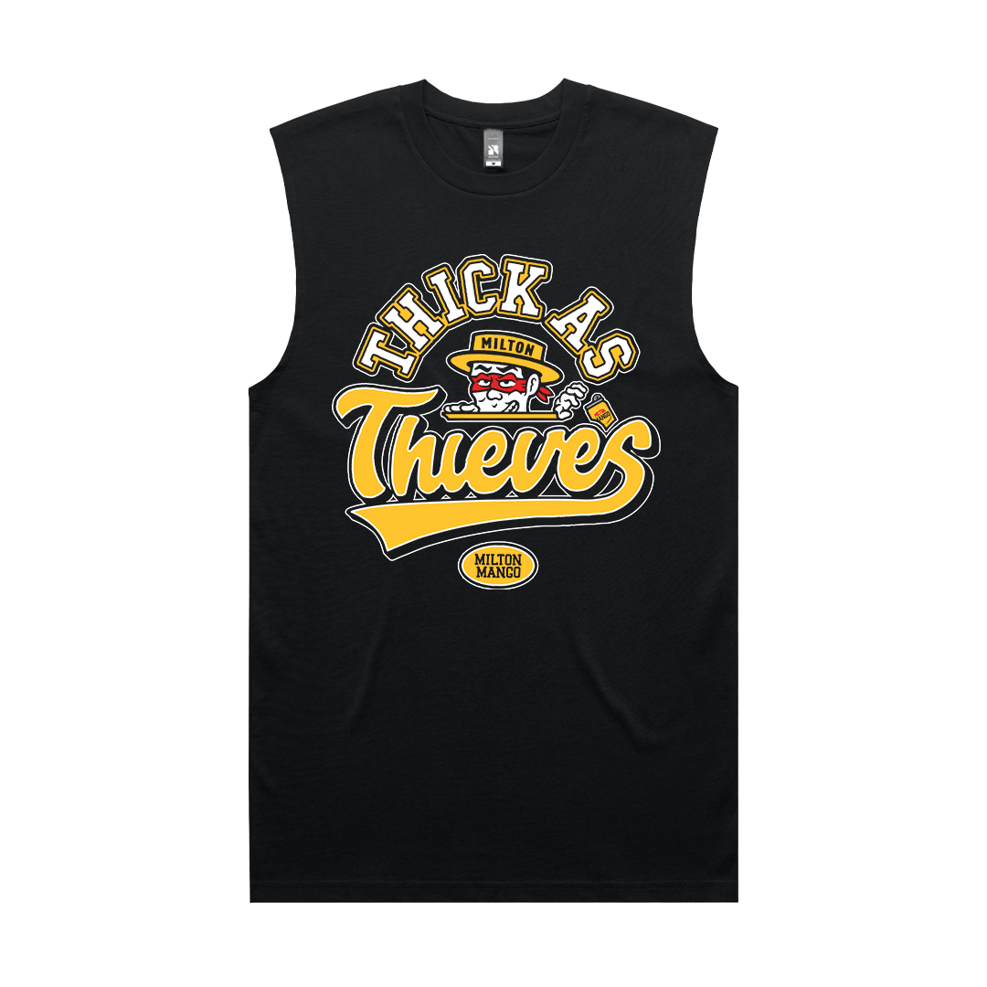 Thick As Muscle Tee Black T-Shirt Milton Mango