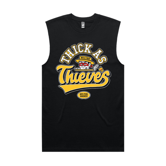Thick As Muscle Tee Black T-Shirt Milton Mango