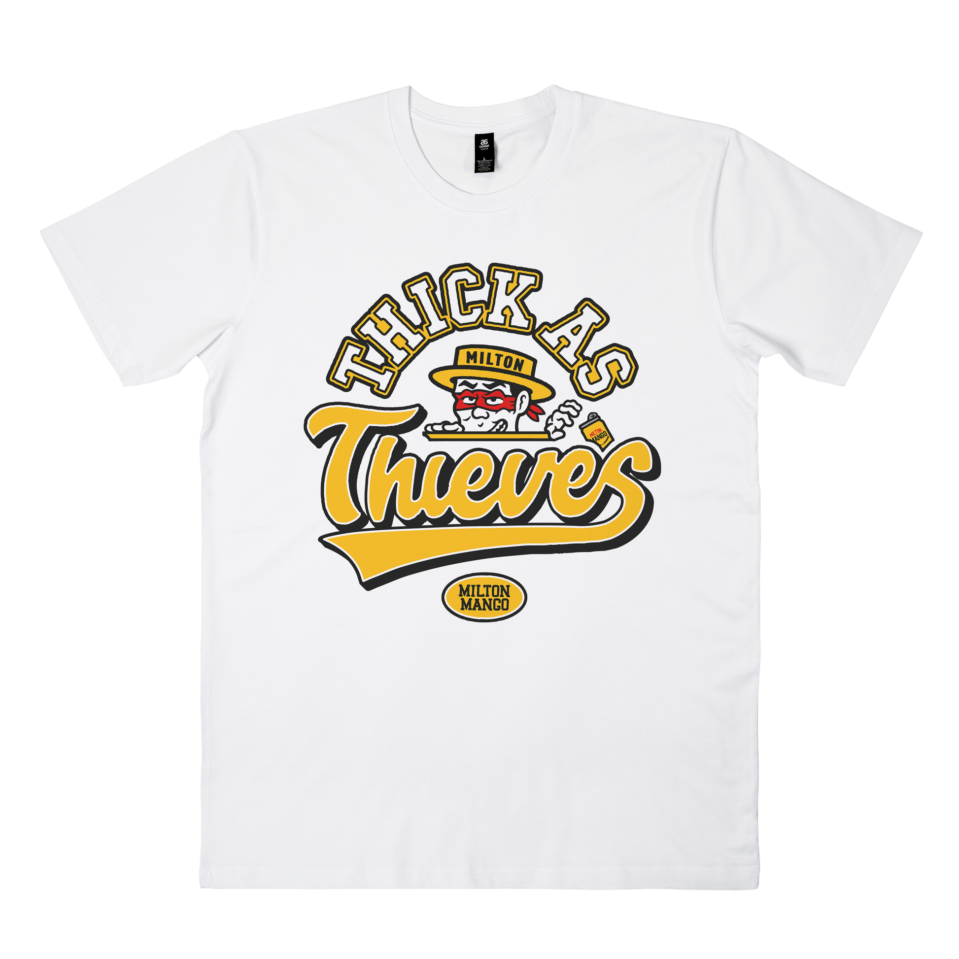 Thick As Tee White T-Shirt Milton Mango