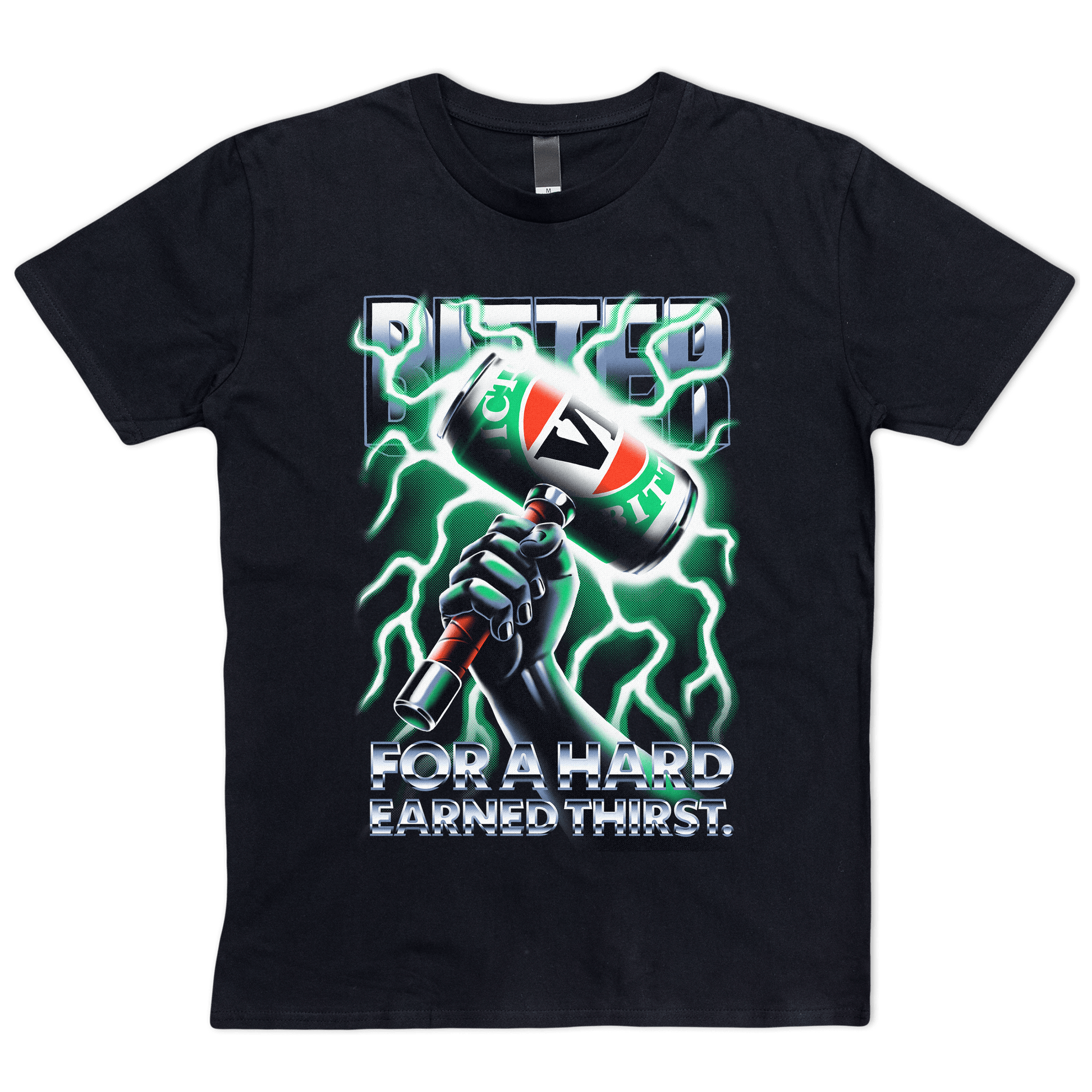 A Worthy Thirst Tee Black T-Shirts Victor Bravo's