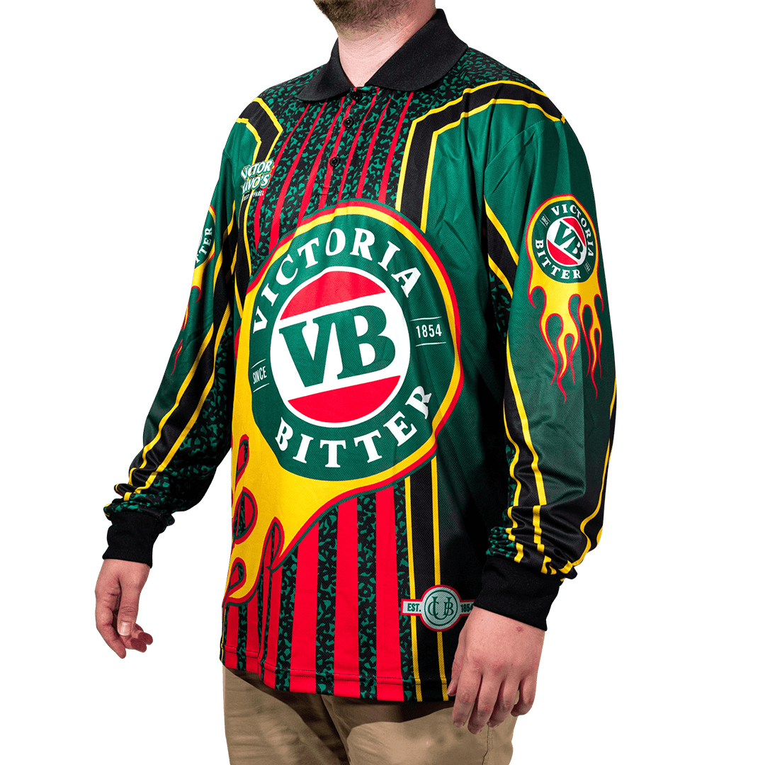 Barefoot Bowls Fishing Jersey Fishing Jersey Victor Bravo's
