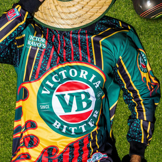 Barefoot Bowls Fishing Jersey Fishing Jersey Victor Bravo's