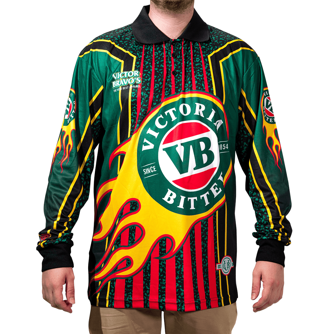 Barefoot Bowls Fishing Jersey Fishing Jersey Victor Bravo's
