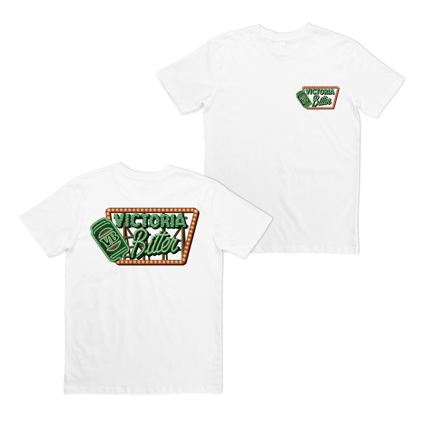 Classic Billboard Tee White T-Shirt Victor Bravo's