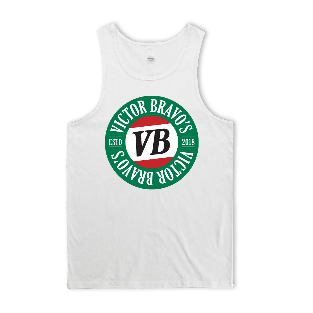 Ringwood Singlet White Victor Bravo's
