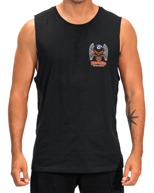 Sink It Muscle Tee Black Muscle Tank Victor Bravo's