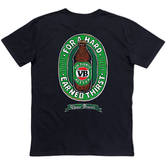 Stubby Life Tee Black T-Shirts Victor Bravo's