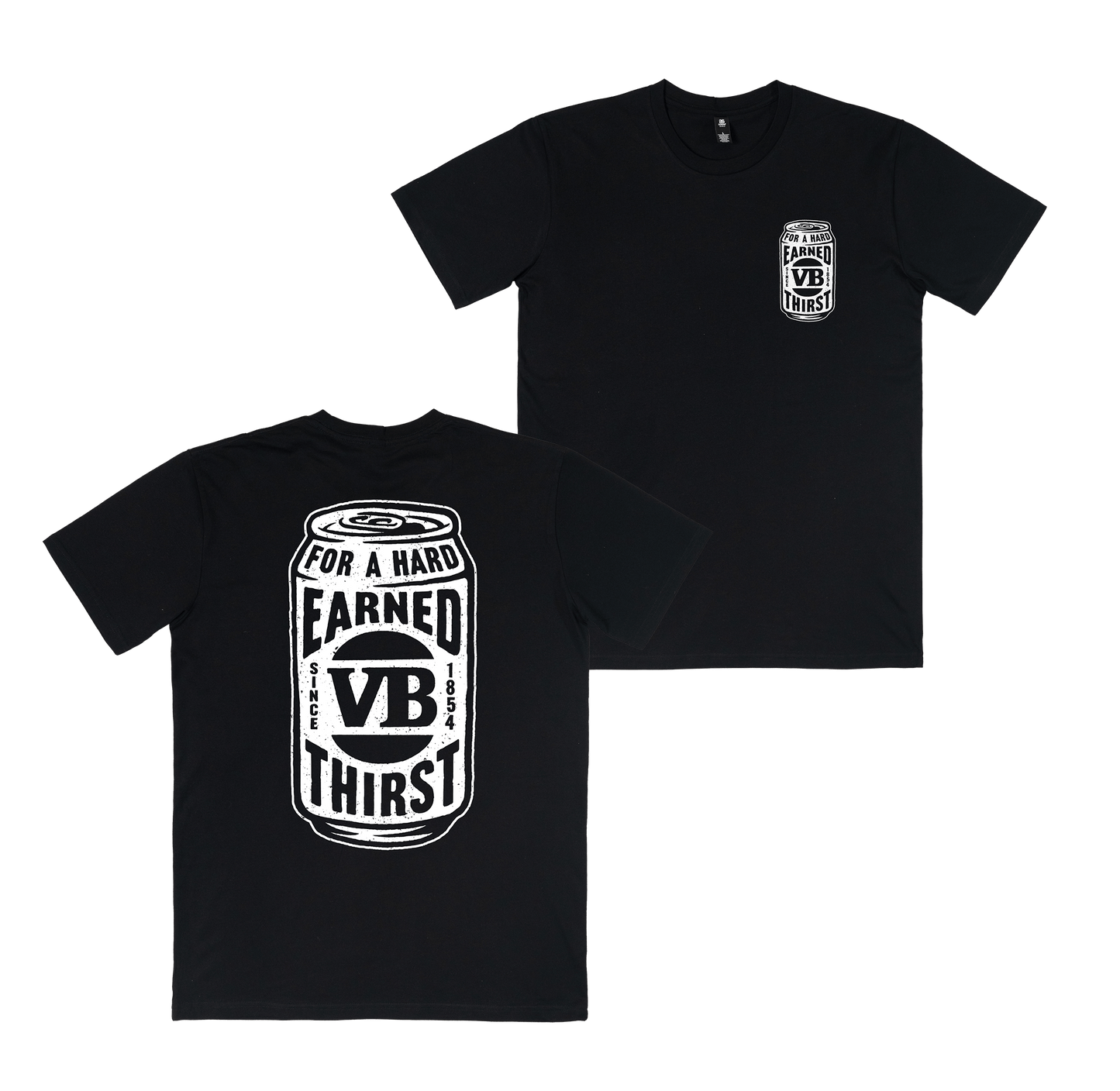 Tin Can Tee Black T-Shirt Victor Bravo's