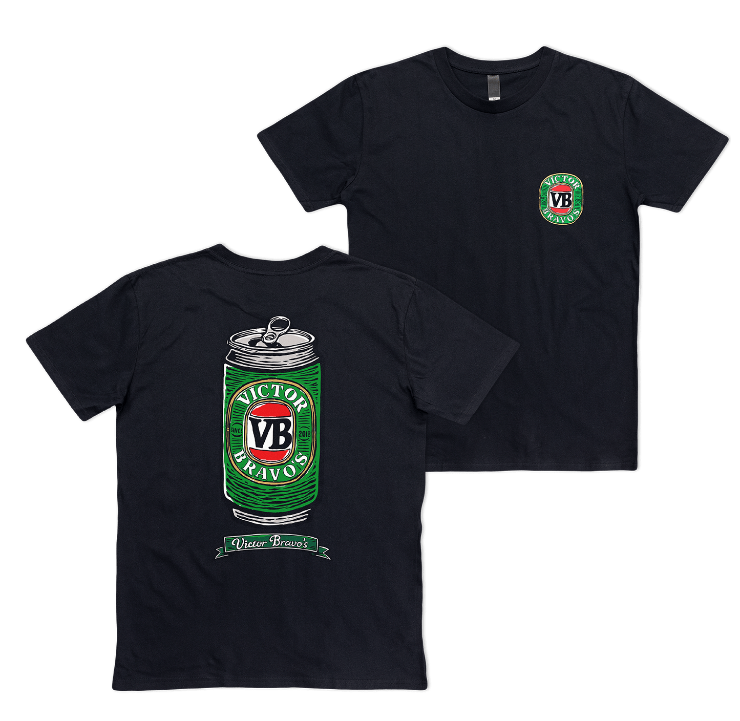 Tin Life Tee Black T-Shirts Victor Bravo's