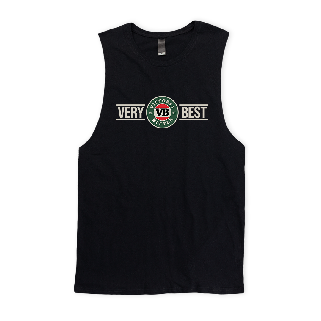 VB Biplane Muscle Tee Black Muscle Tank Victor Bravo's