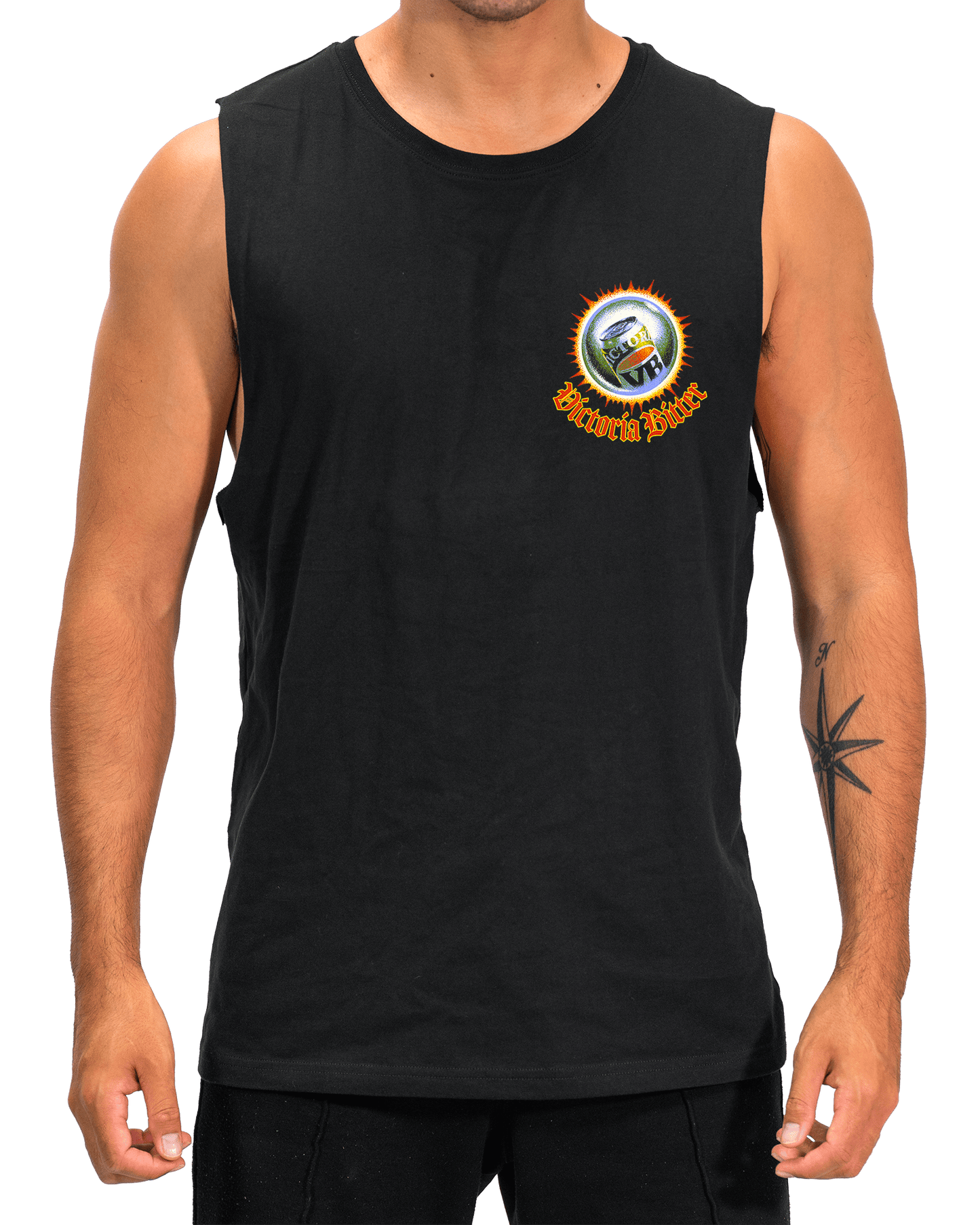 VB Fortune Muscle Tee Black Muscle Tank Victor Bravo's