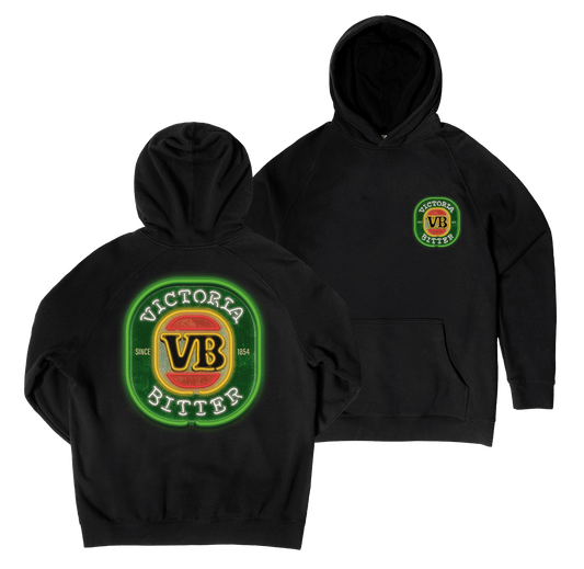 VB Neon Hoodie Black Hoodie Victor Bravo's