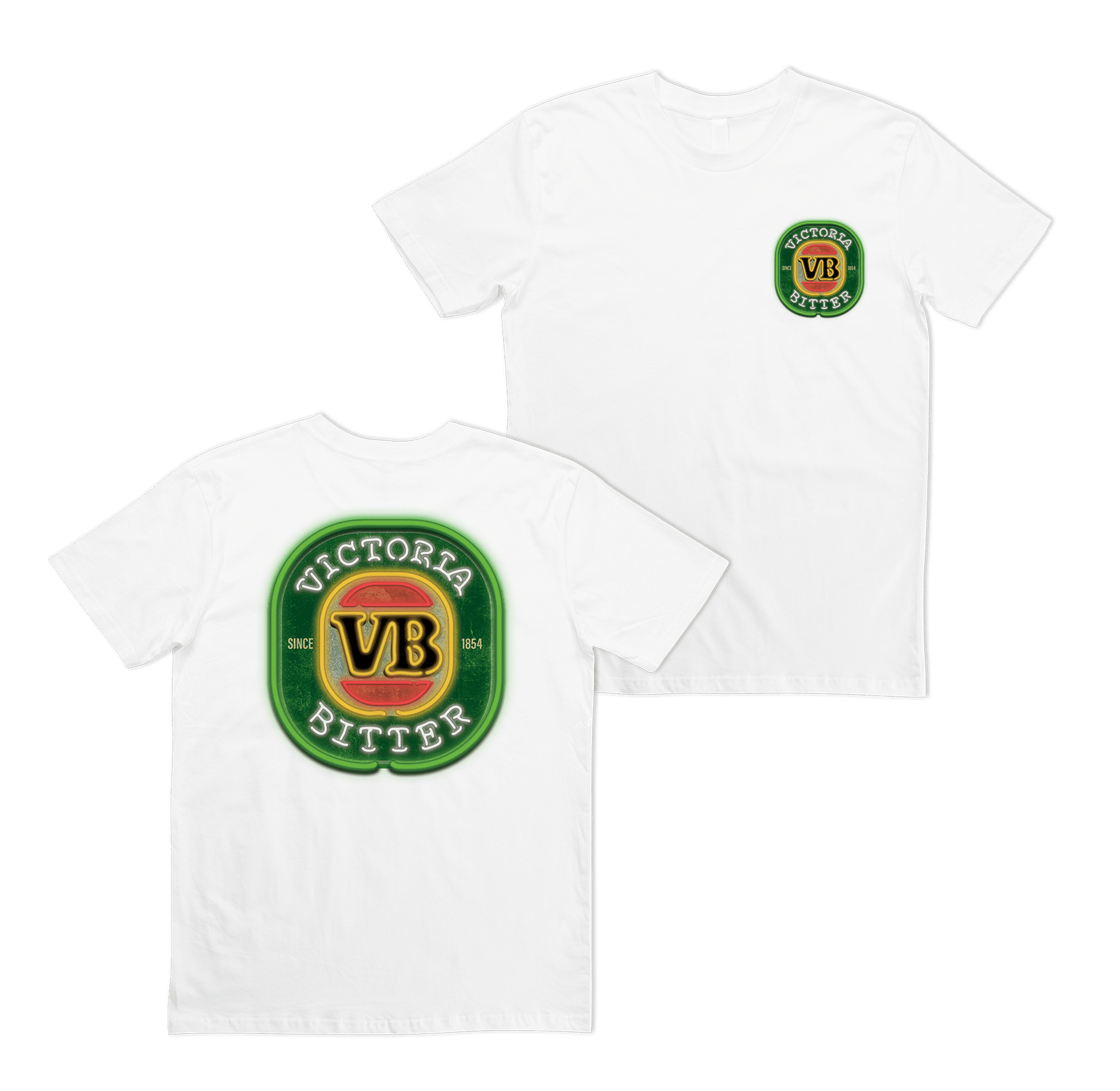 VB Neon Tee White T-Shirts Victor Bravo's