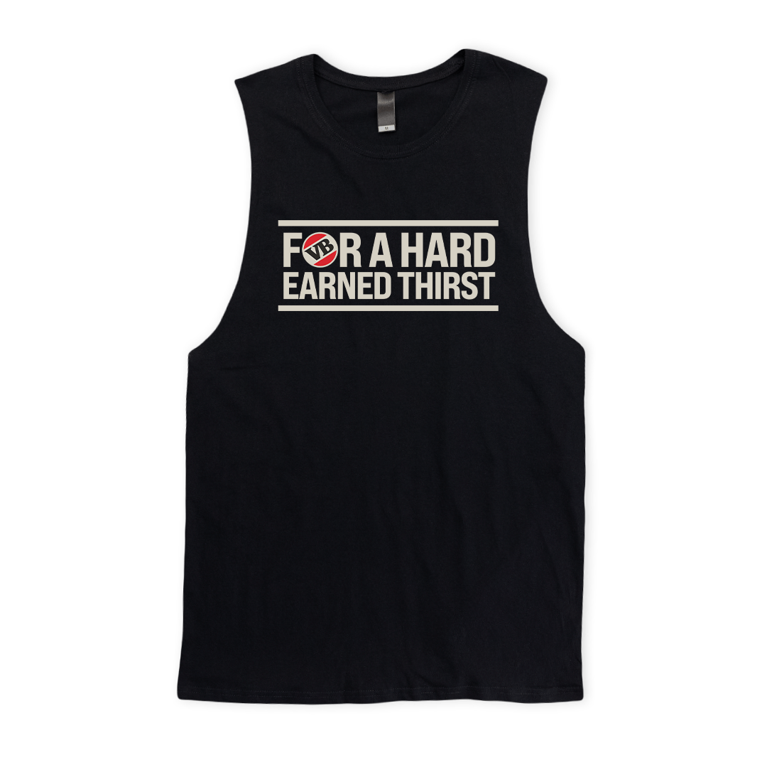 VB Slogan Muscle Tee Black Muscle Tank Victor Bravo's