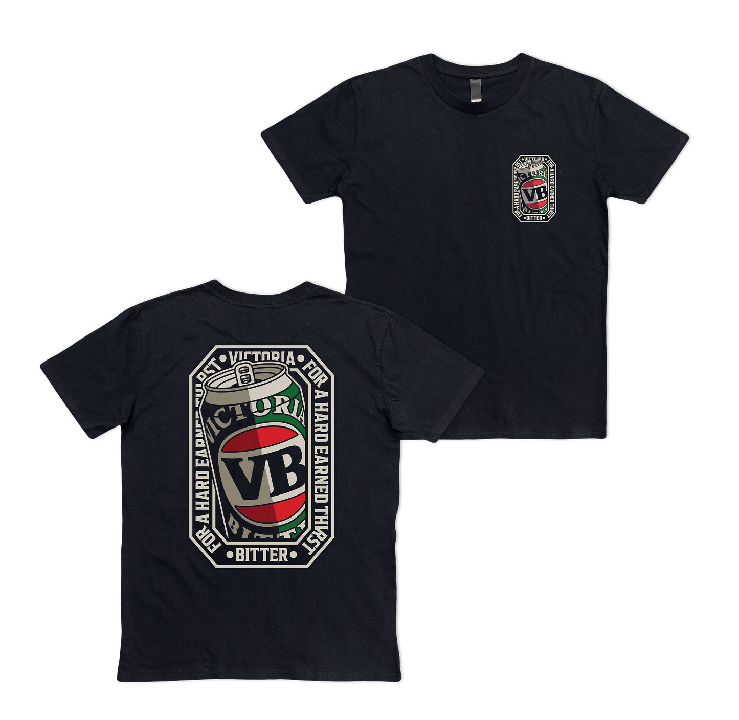 VB Stitch Up Tee Black T-Shirts Victor Bravo's