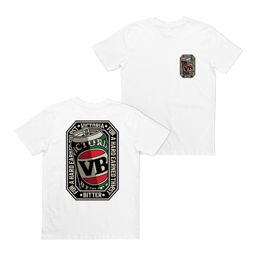 VB Stitch Up Tee White T-Shirts Victor Bravo's