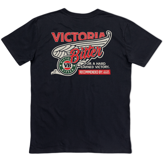 Victory Tee Black T-Shirts Victor Bravo's