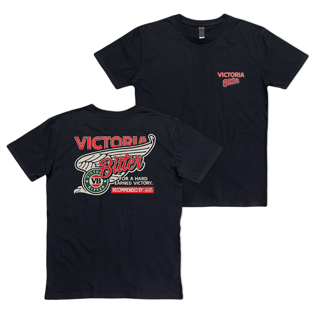 Victory Tee Black T-Shirts Victor Bravo's