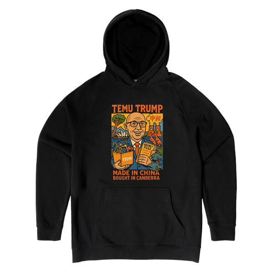 Temu Trump Hoodie Black