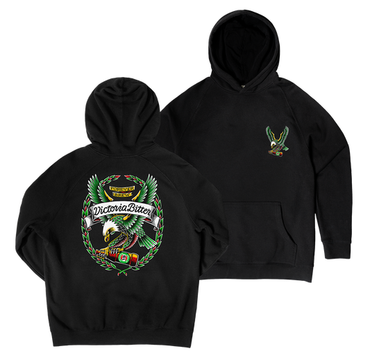 Hops Hawk Hoodie Black