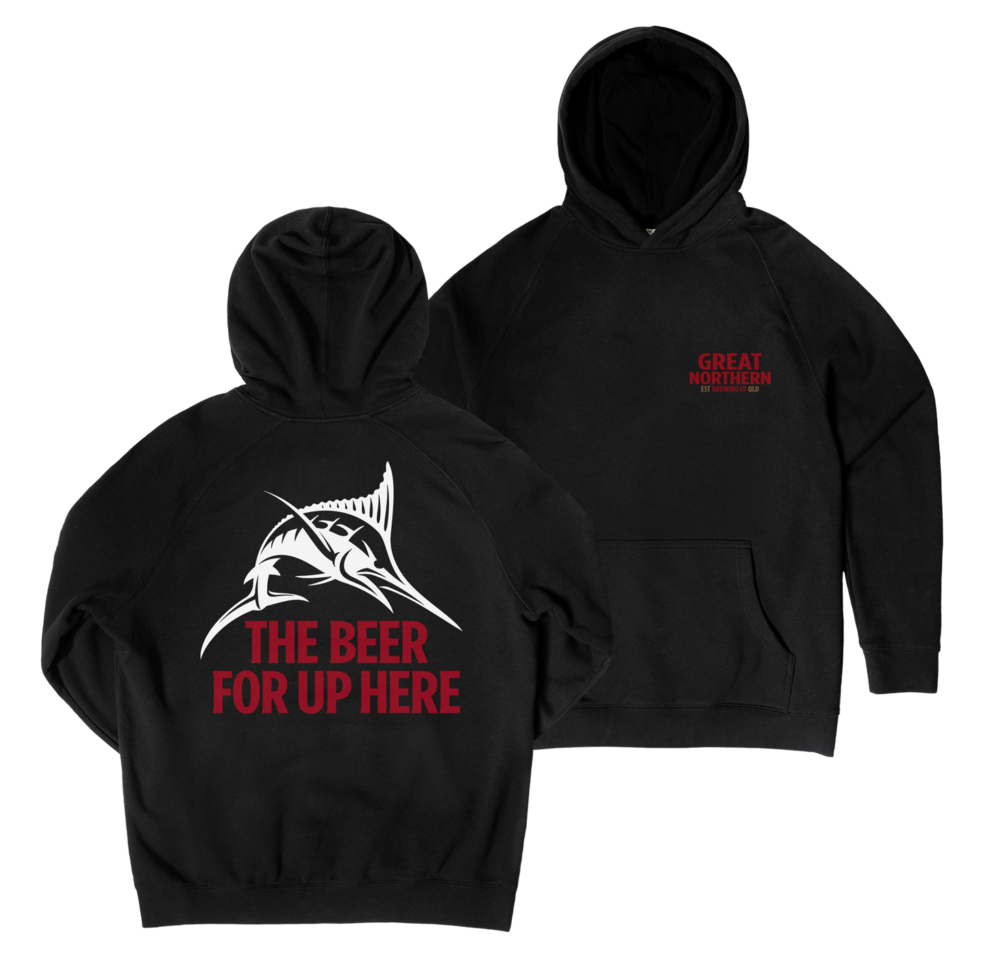 Up Here Beer Hoodie