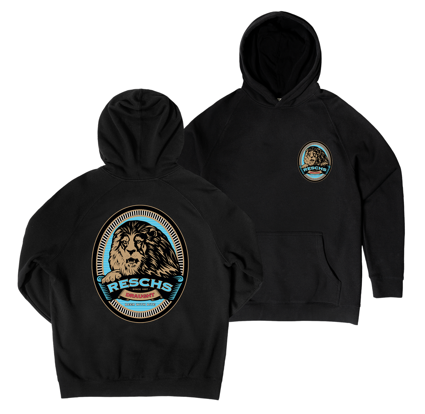 Beer With Bite Hoodie — Black