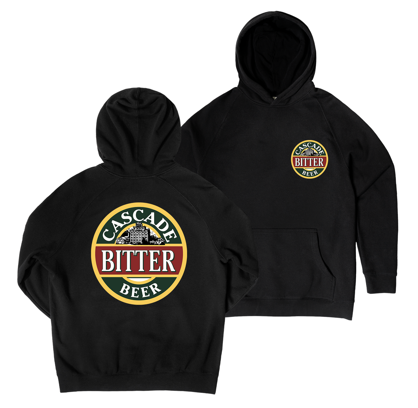 Bitter Badge Hoodie — Black