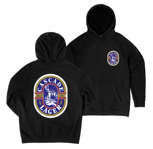 Cascade Crest Hoodie — Black
