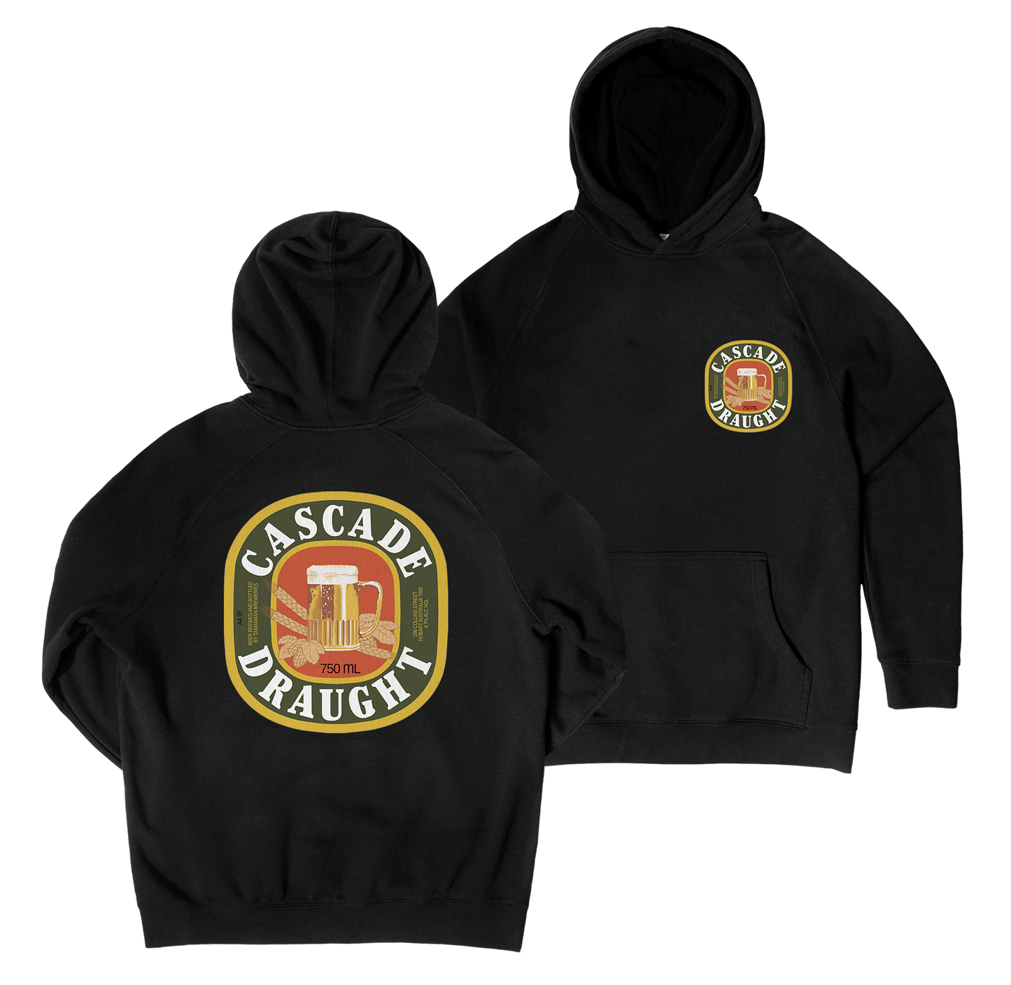 Draught Grains Hoodie — Black