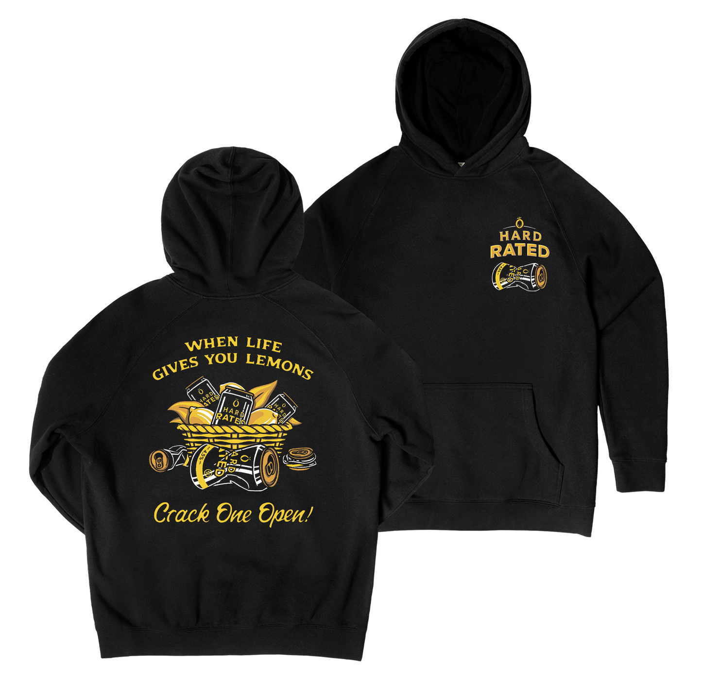 Life's Lemons Hoodie Black
