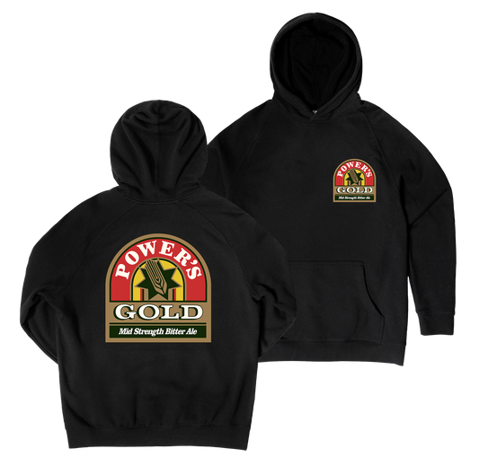 Power's Gold Hoodie — Black
