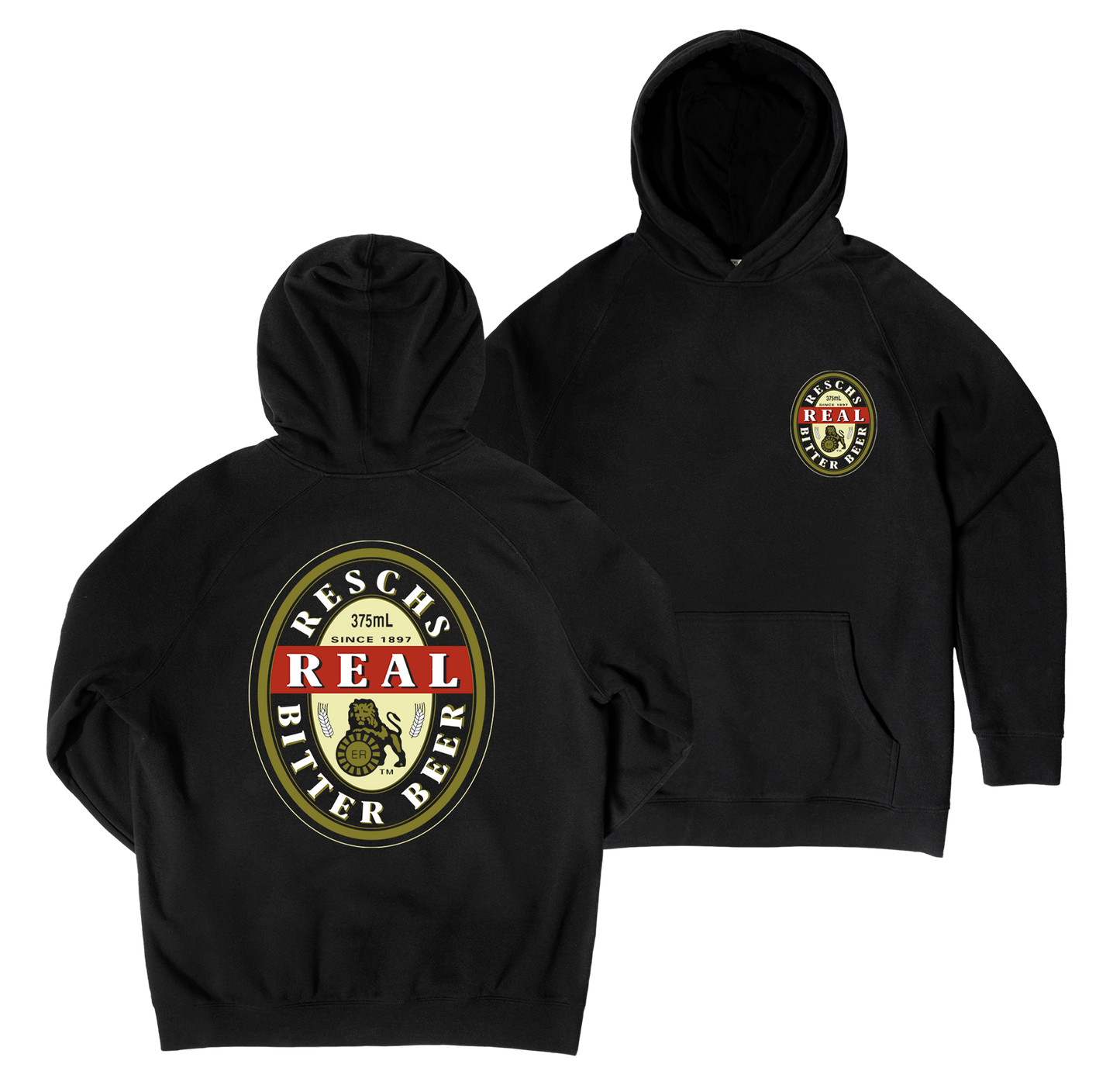 Resch's Real Hoodie — Black