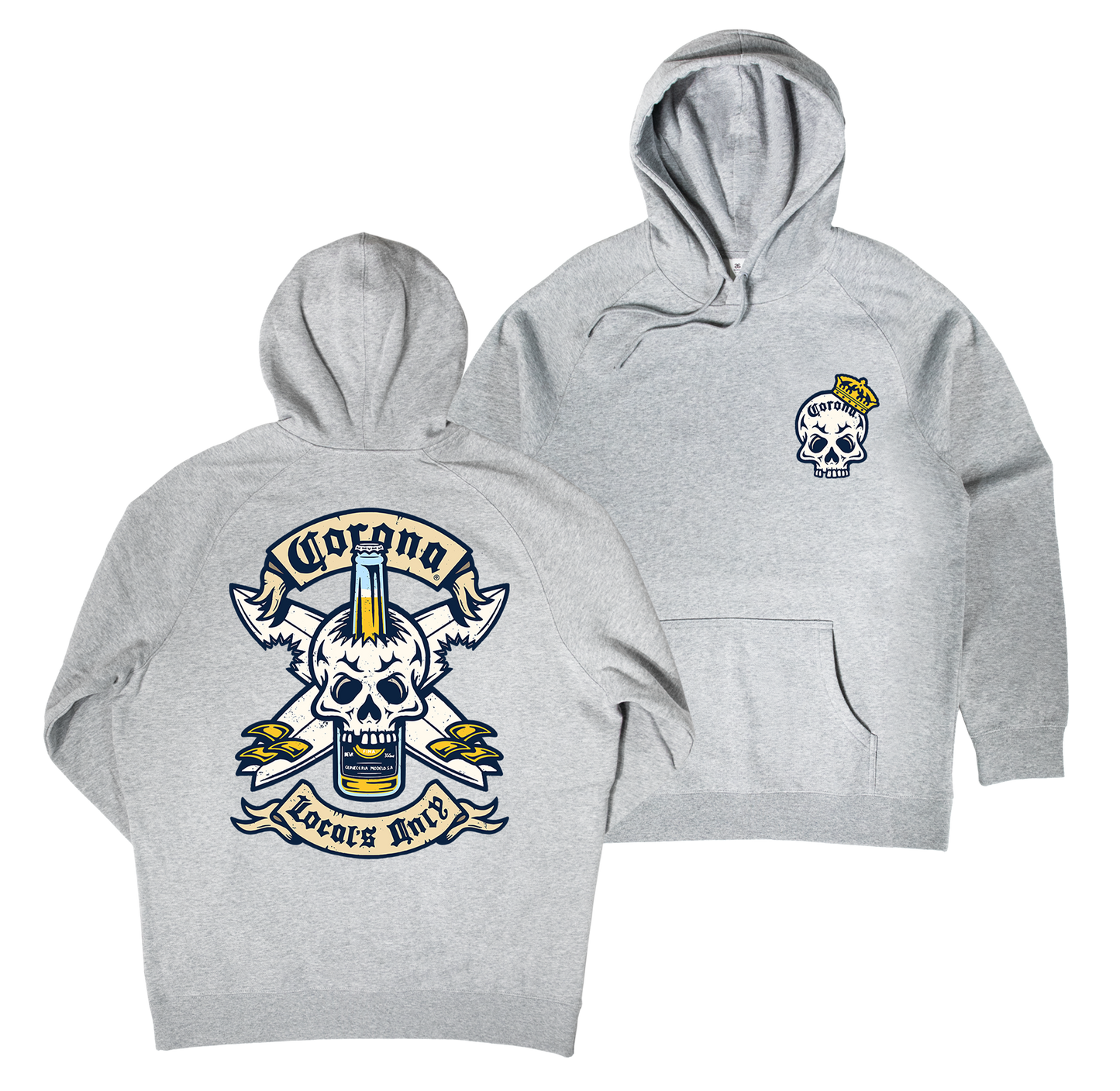 Locals Only Hoodie Grey