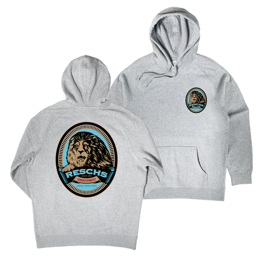 Beer With Bite Hoodie — Grey Marle