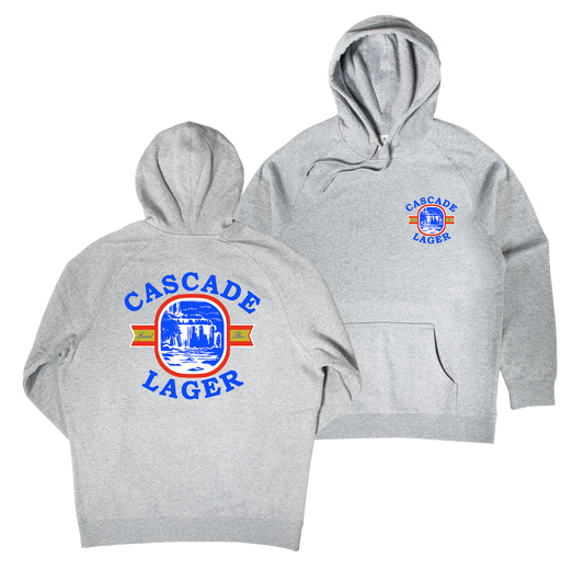 Flowing Ribbon Hoodie — Grey Marle