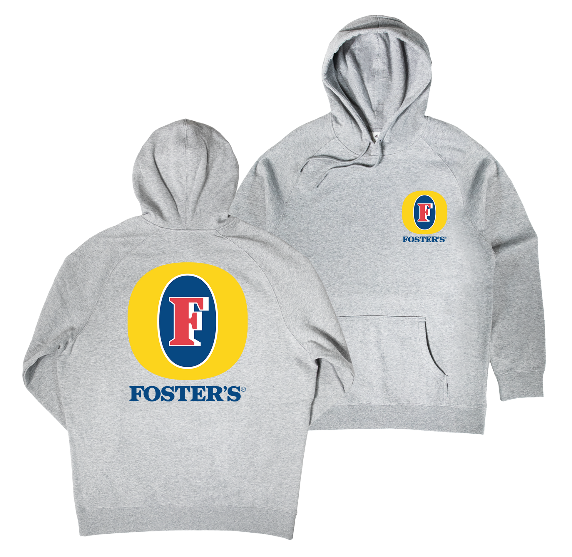 Foster's Classic Hoodie — Grey Marle