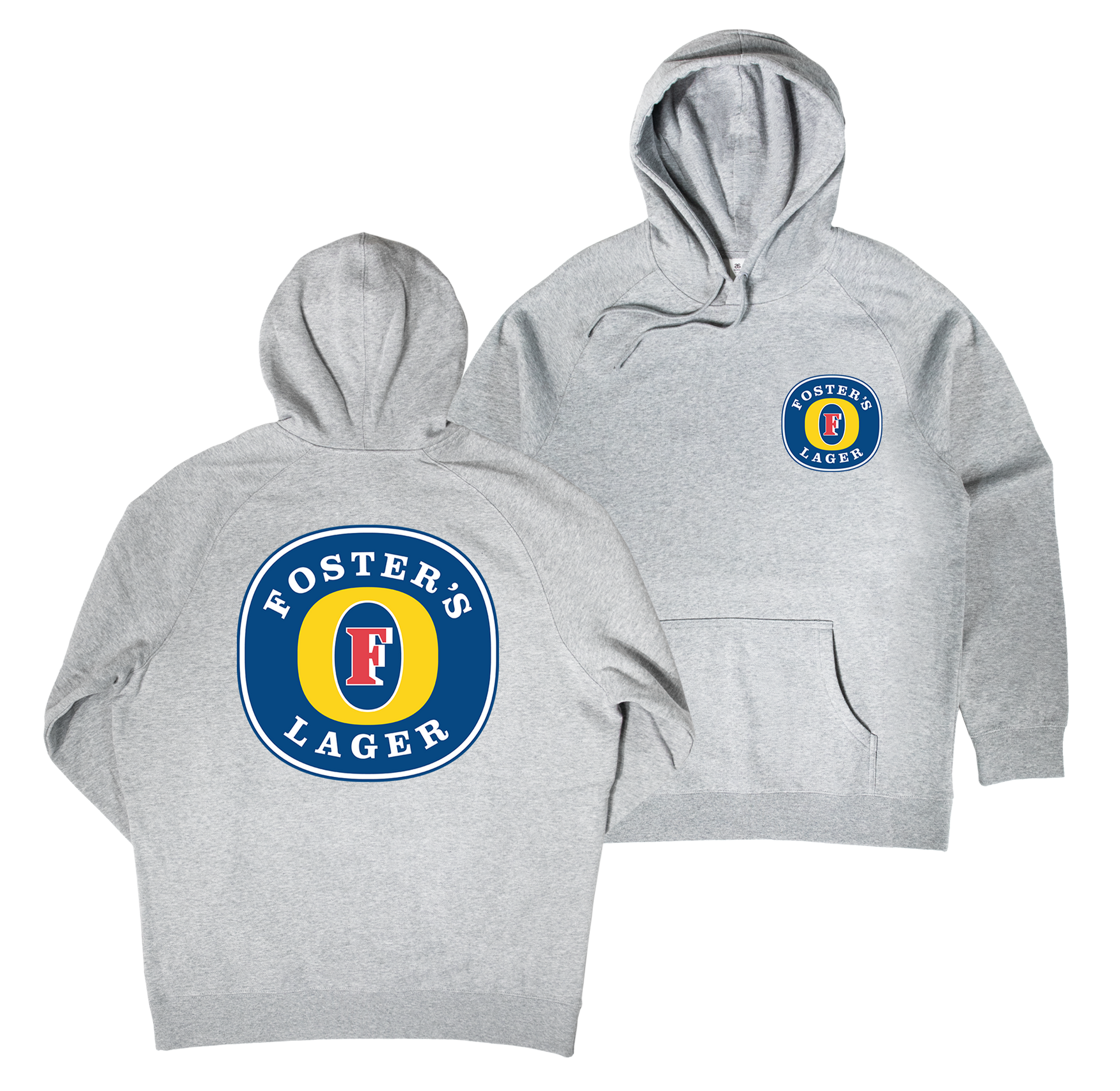 Foster's Original Hoodie — Grey Marle