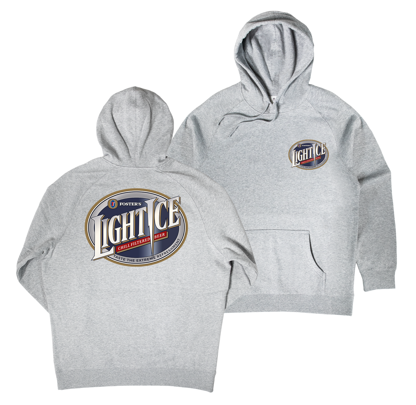 Light Ice Hoodie — Grey Marle