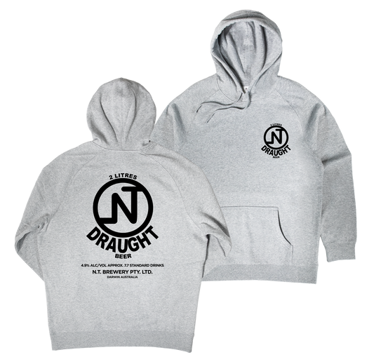 NT Draught Hoodie — Grey Marle
