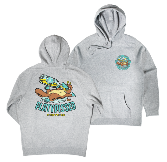 Platypissed 2 Hoodie Grey