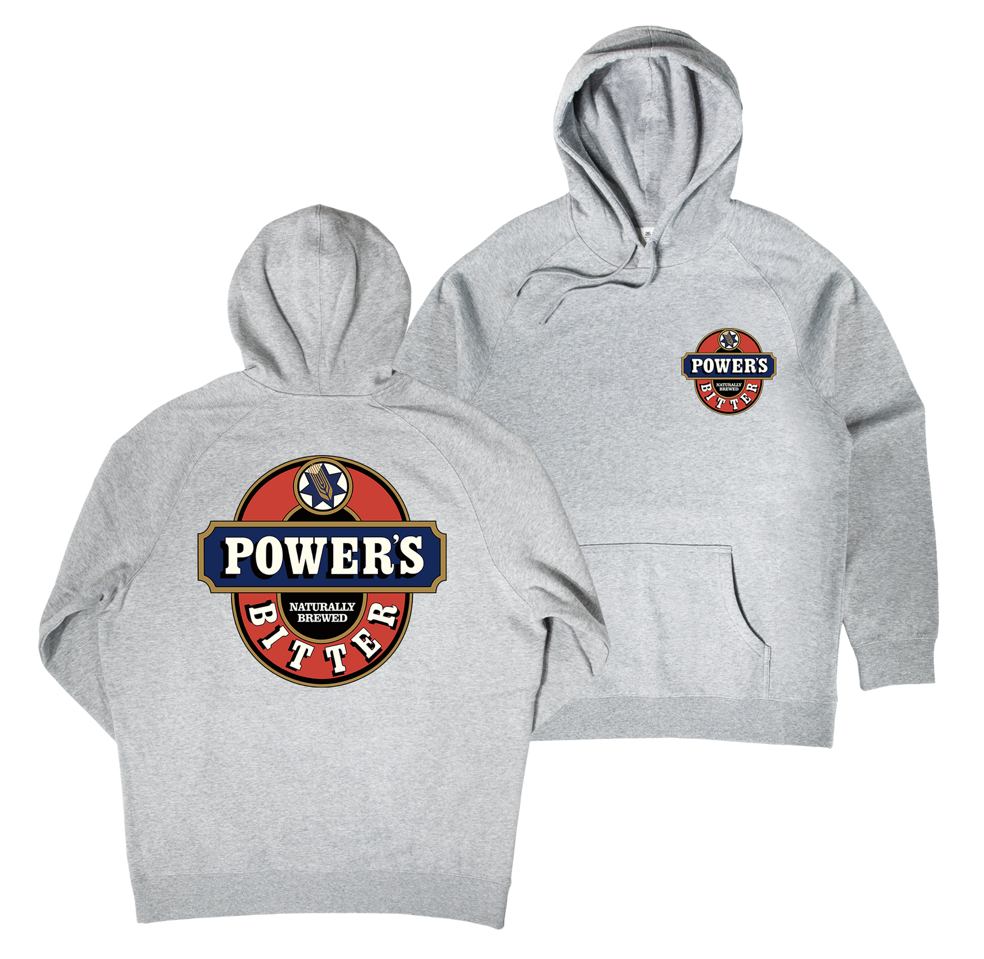 Power's Bitter Hoodie — Grey Marle
