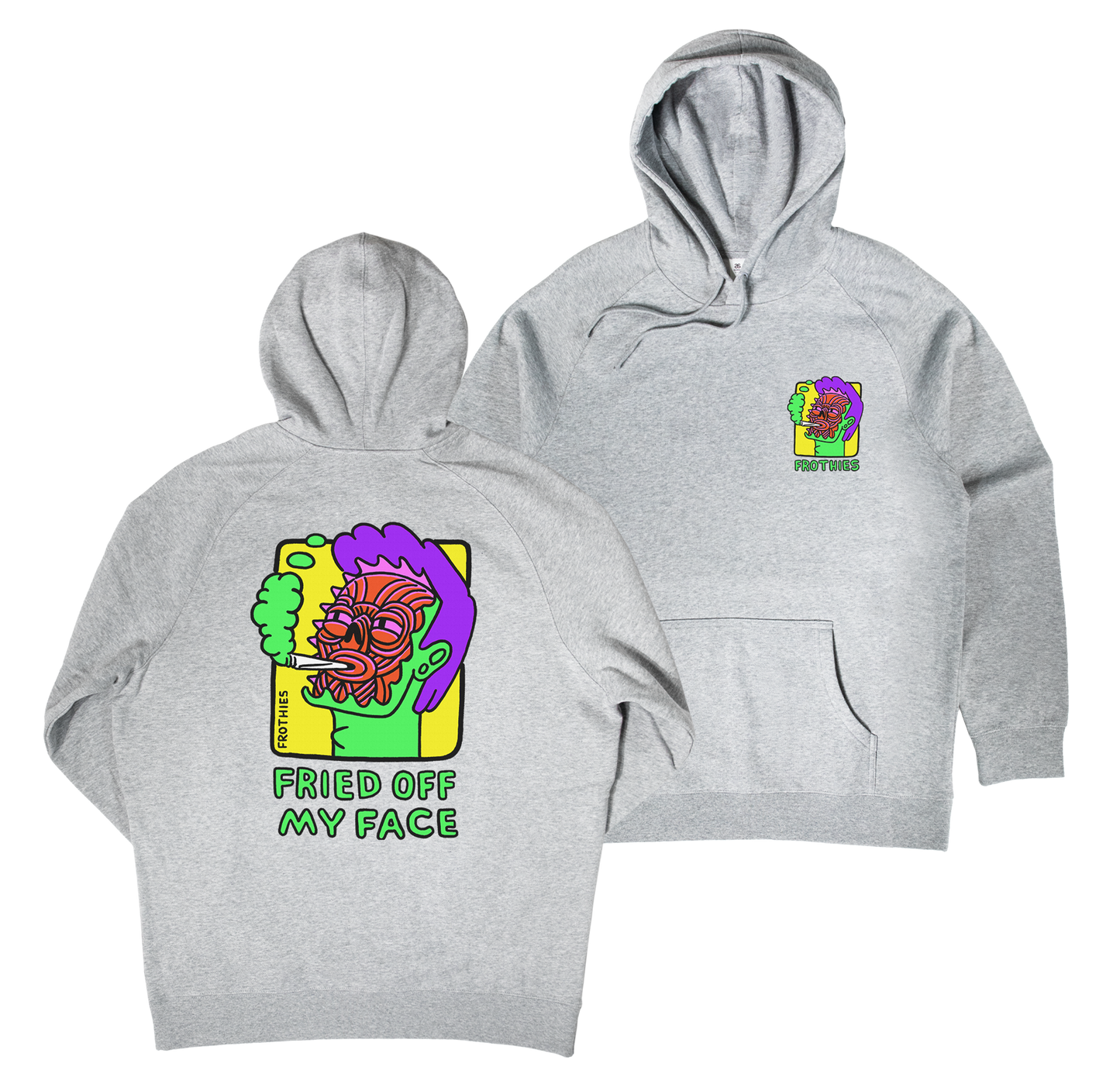Fried off my Face Hoodie