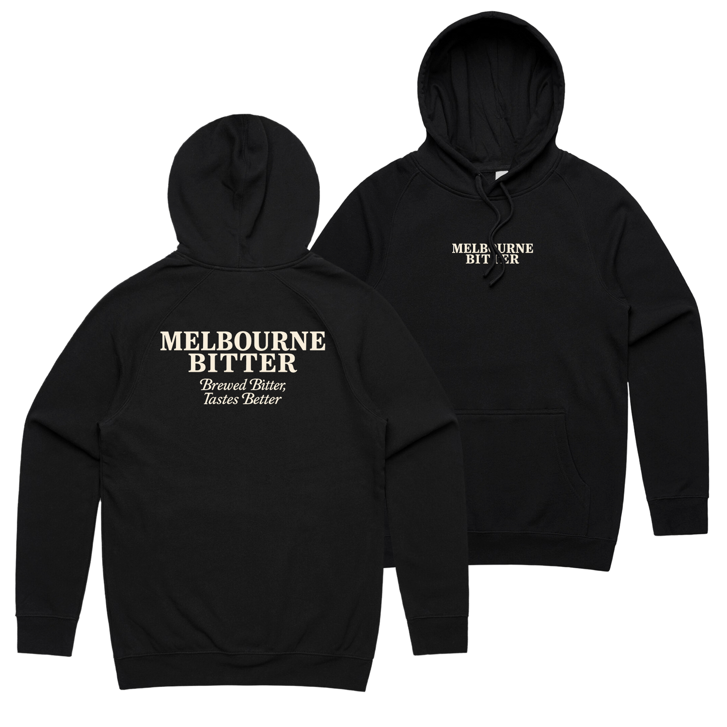 Brewed Bitter Hoodie Black