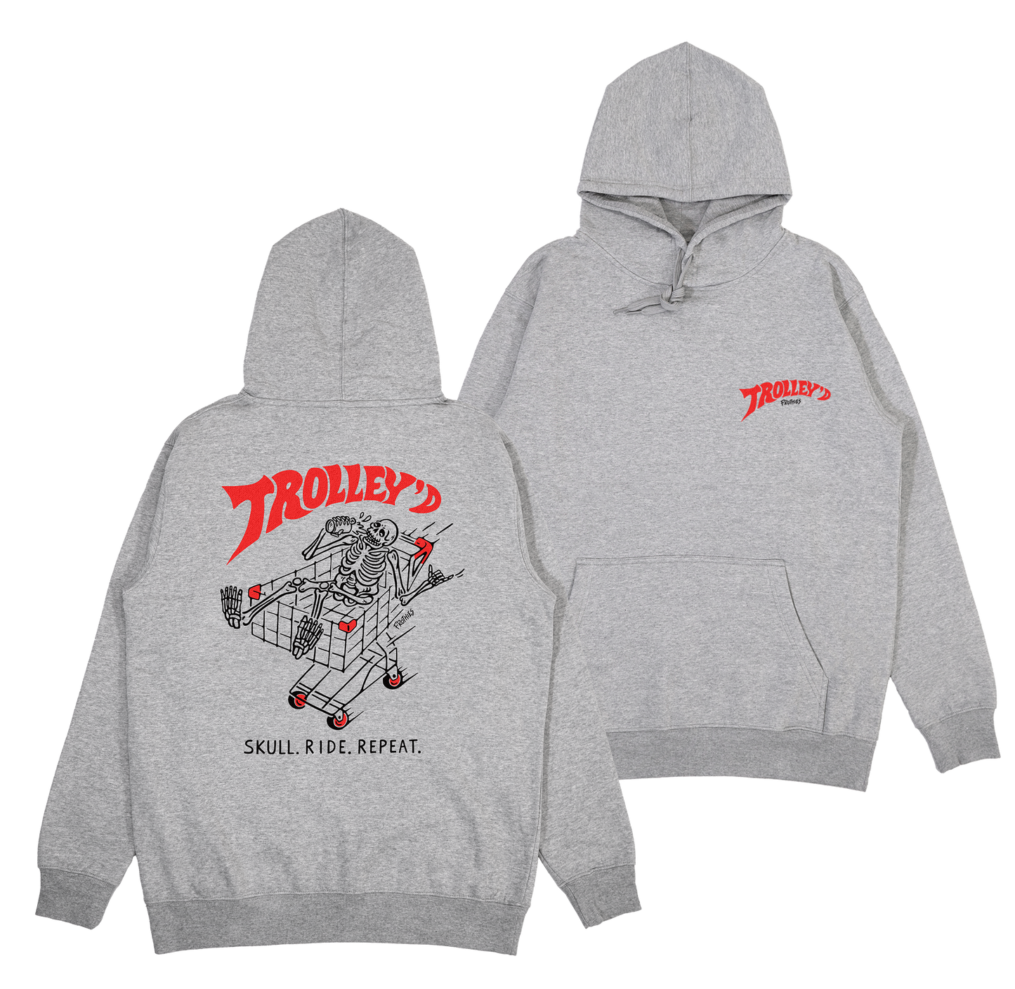 Trolley'd Hoodie Grey