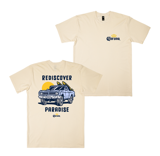Rediscover Paradise Tee Ecru