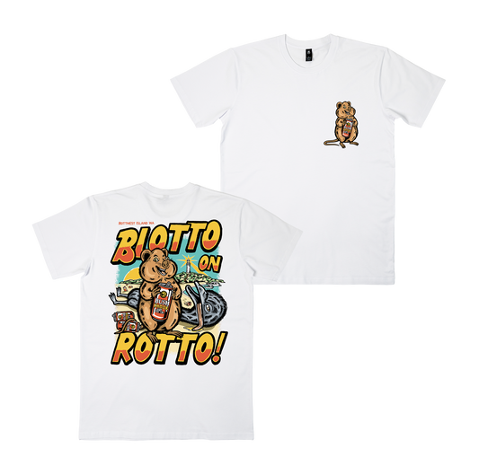 Blotto on Rotto 2 Tee White