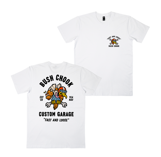 Garage Tee White